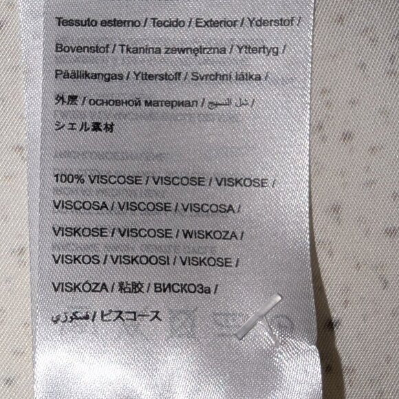 NWOT Farm Rio | Flower Tapestry Blouse in Cream & Black | Size XS - Picture 10 of 14